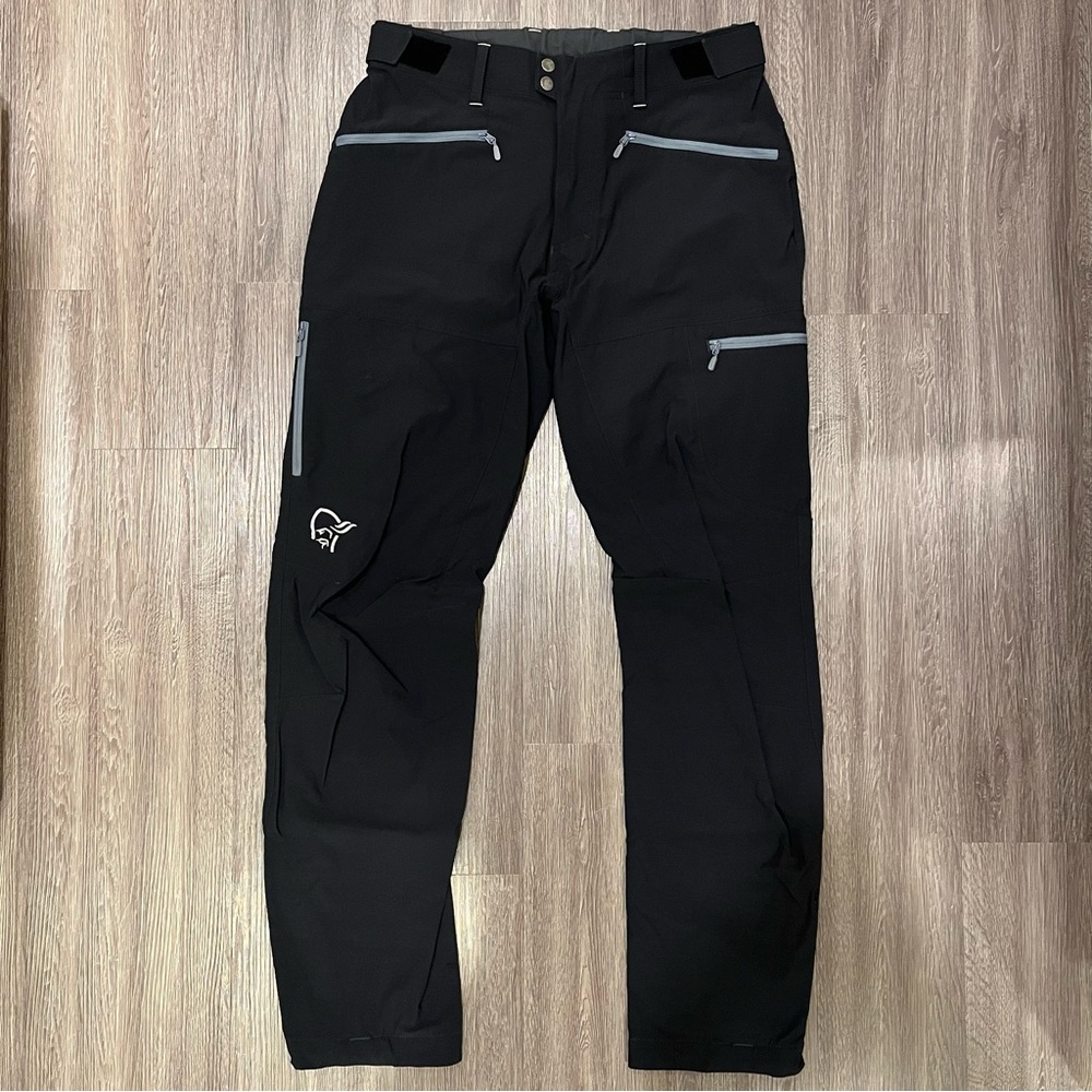 Norrona Men’s Falketind Flex1 Mountaineering Hiking Pants - Black Large